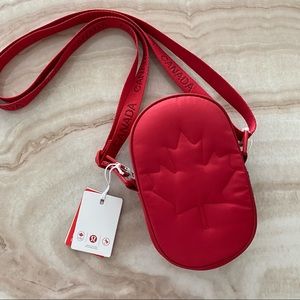 Lululemon Team Canada Red Cross body bag